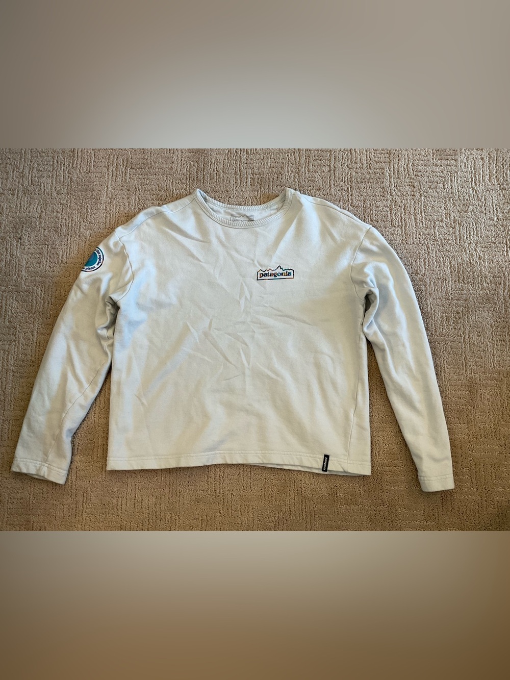 Patagonia Light Blue Crewneck Sweatshirt - Picture 5 of 14